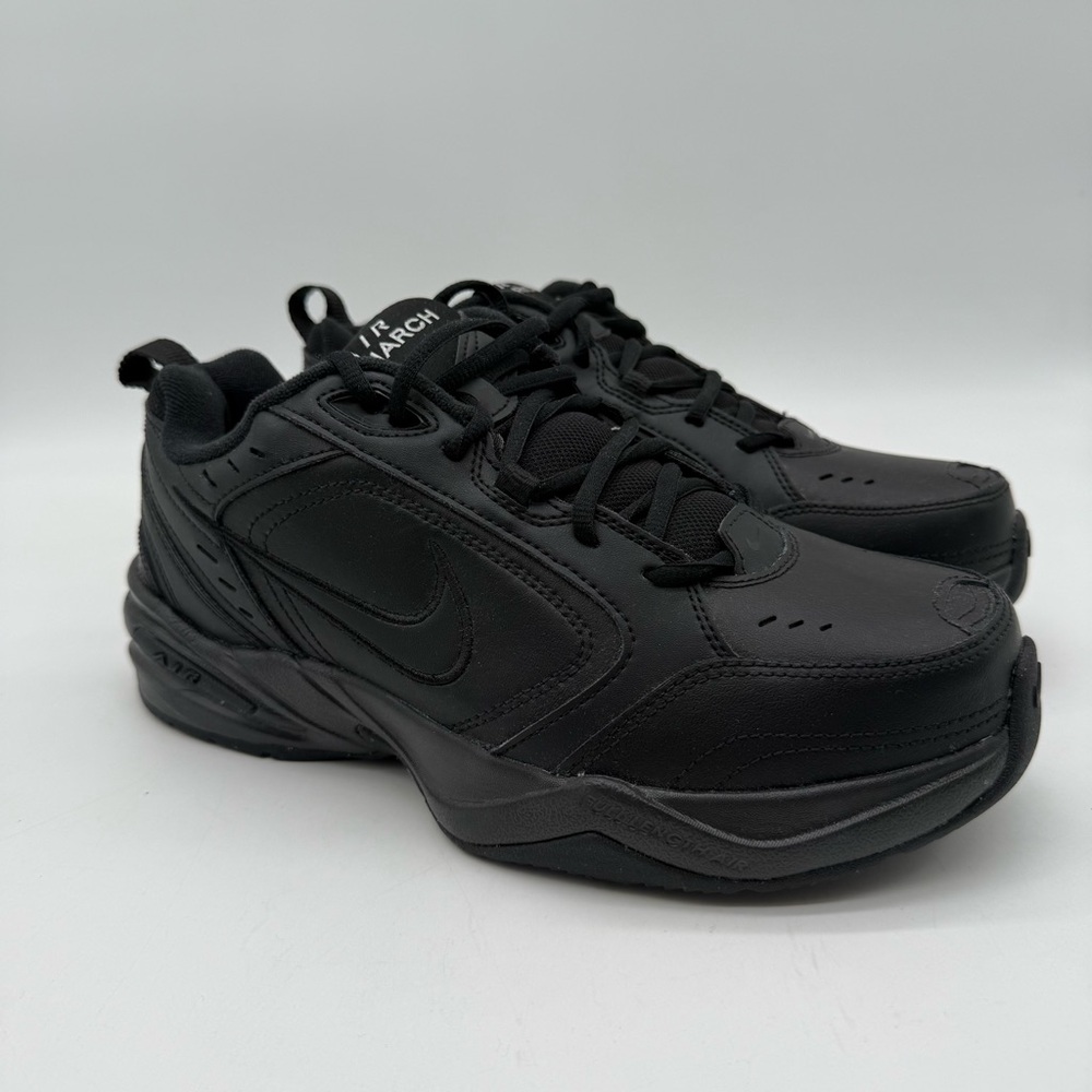Nike Air Monarch IV 4E Black Athletic Sneakers 416355-001 Mens Size 8.5 New